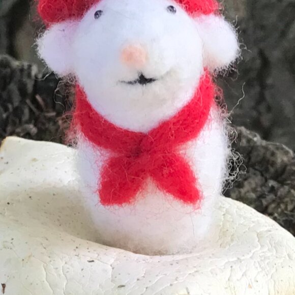 Mouse, Needle Felted, Handmade - Picture 3 of 4